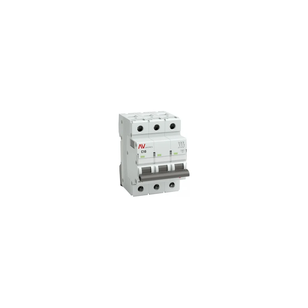 Автоматический выключатель EKF AV-10 AVERES mcb10-3-10C-av