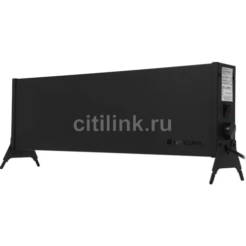 Конвектор Neoclima Nano, 1500Вт, с терморегулятором, черный [ut-00000437]