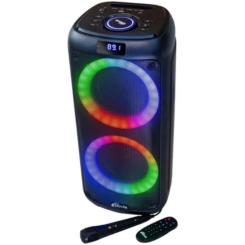 Колонка портативная Ritmix SP-875B, 120Вт, черный