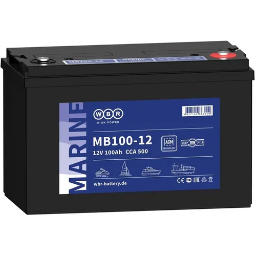 Аккумуляторная батарея WBR MB100-12 для ИБП, 12В, 100Ач
