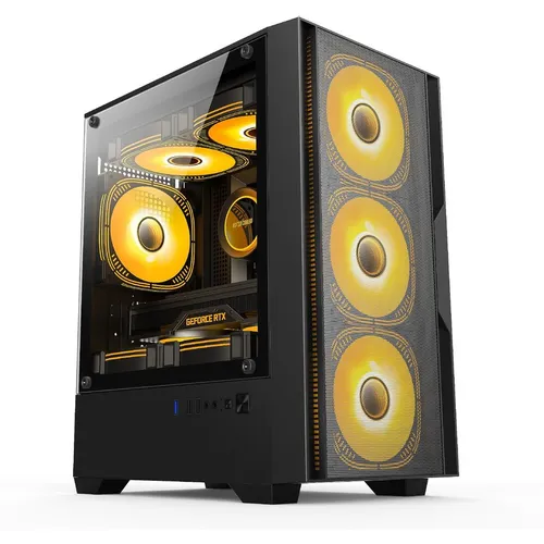 Корпус mATX Accord ACC-ZCU1B, Midi-Tower, без БП, черный
