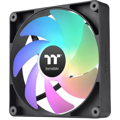 Вентилятор Thermaltake CT120 Sync 2шт, 120мм, 4-pin, 2000об/мин, 25.8 дБ, ARGB, черный, Ret [cl-f149-pl12sw-a]