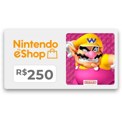 Пополнение игровой валюты Nintendo 250 BRL Brazil, регион: Бразилия