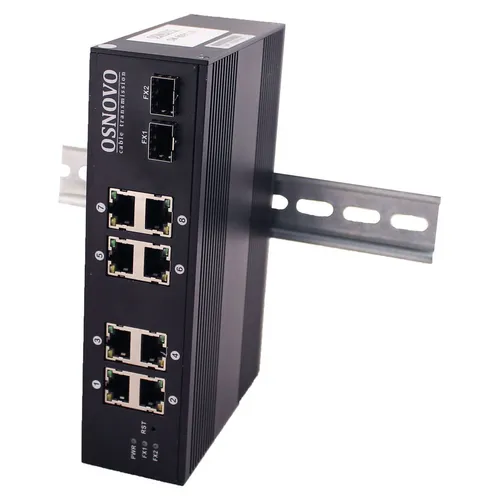 Коммутатор OSNOVO SW-70802/I, неуправляемый
