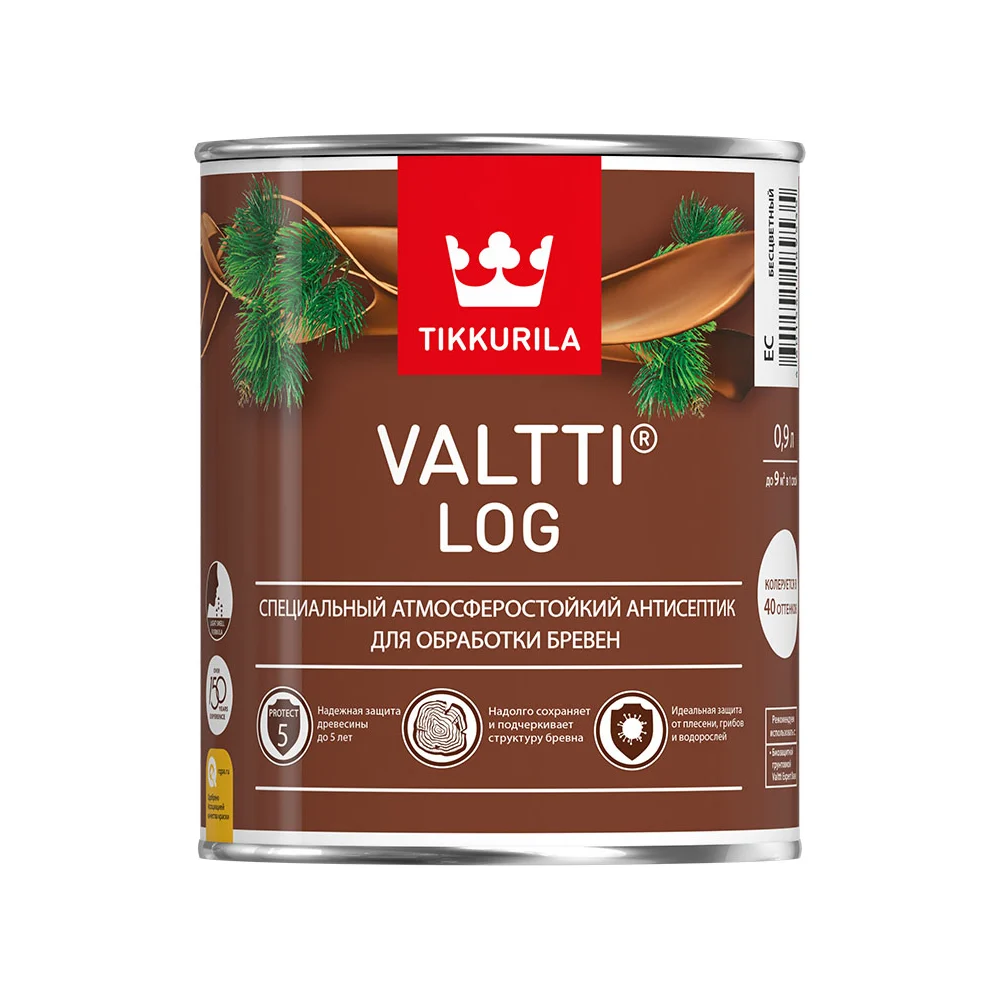 Антисептик для дерева Tikkurila Валтти Log 700010351