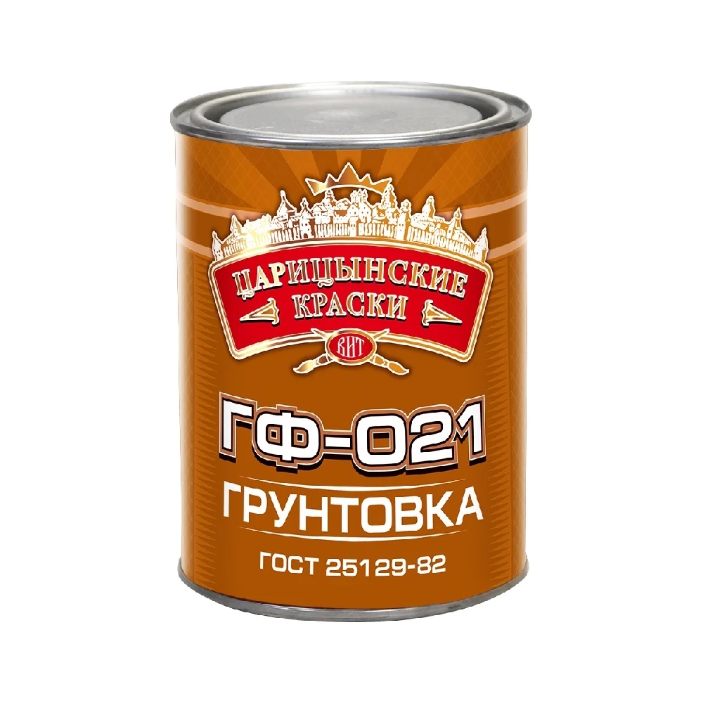 Грунтовка Царицынские краски Витеко ГФ-021, серая, 0.8 кг 17503