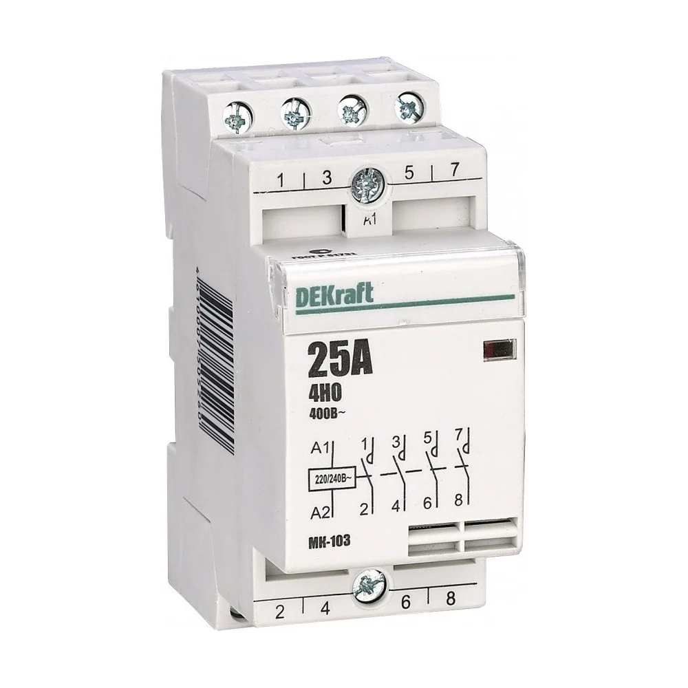 Модульный контактор DEKraft МК-103 16А 230В 18053DEK 1113413