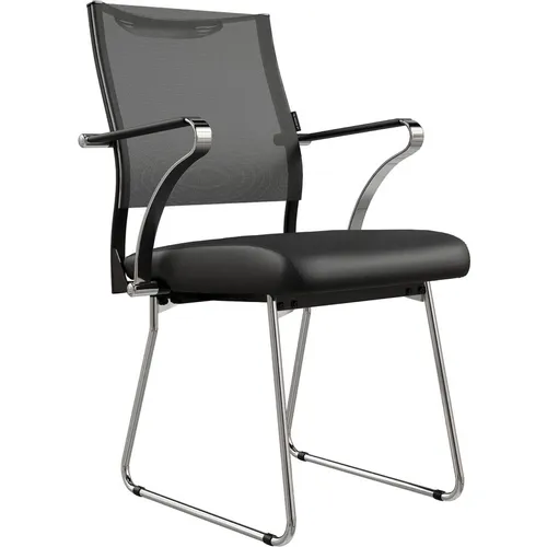 Кресло МЕТТА Sit Air 24/7 M4-59K - T+Extra (F54), сетка/экокожа, до 150кг, фиксированные подлокотники, черный/черный [z6d6.5d.1.6a4]