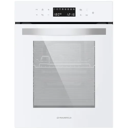 Духовой шкаф электрический MAUNFELD EOEH5110W, 49л, дверца с 2 стеклами, белый