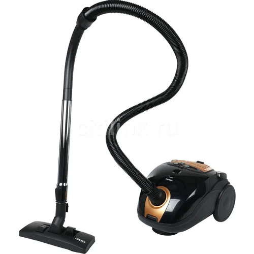 Пылесос CENTEK CT-2511, 2000Вт, черный/золотистый [ct-2511 black]