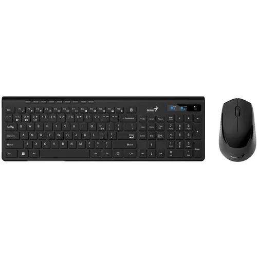Комплект (клавиатура+мышь) Genius SlimStar 8230, беспроводной, черный [31340015408]