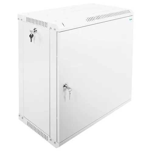 Шкаф коммутационный ЦМО ШРН-Эконом ШРН-Э-12.350.1 настенный, металлическая передняя дверь, 12U, 600x608x350 мм