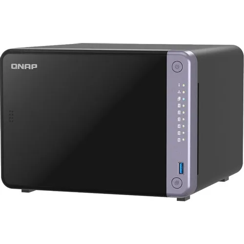 Сетевое хранилище NAS Qnap TS-632X-4G, 6-bay, настольный, Alpine, AL-524