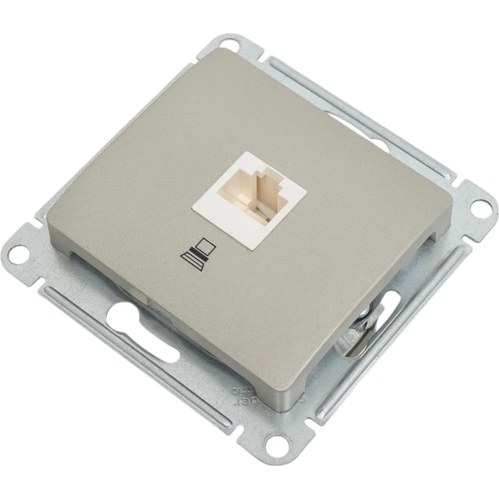 Одноместный механизм компьютерной розетки Systeme Electric GLOSSA GSL001281K