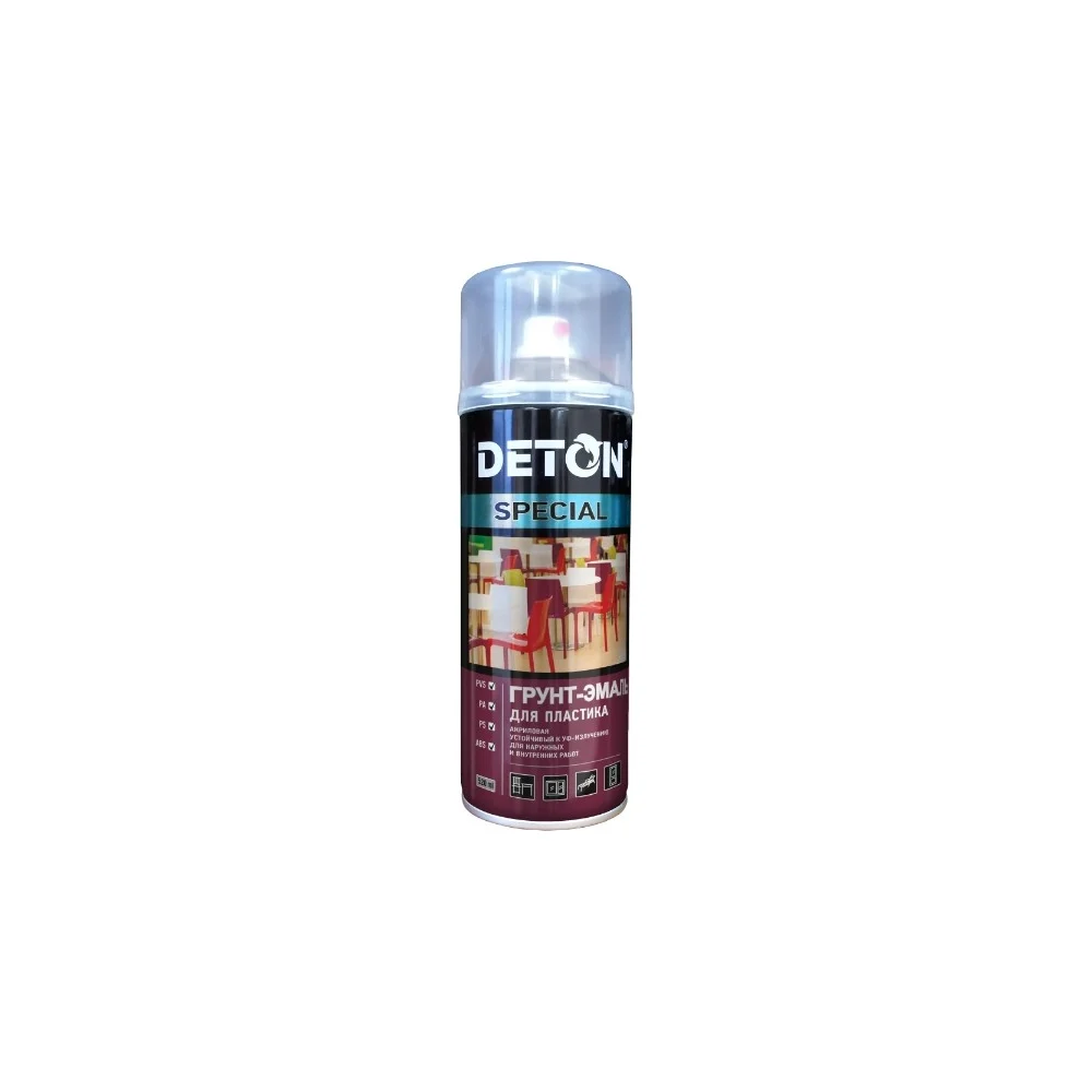 Грунт-эмаль для пластика Deton DTN-A07302