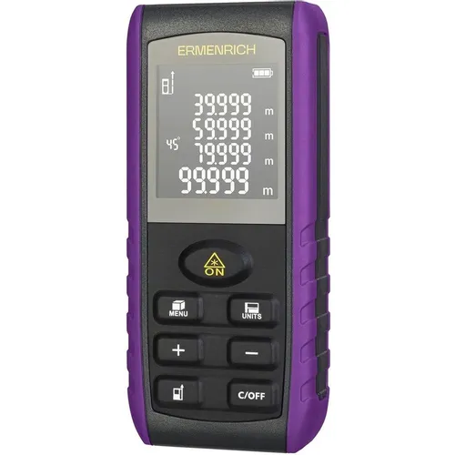 Лазерный дальномер ERMENRICH GE80, 1 класс лазера, 690нм, луч красный [85320]
