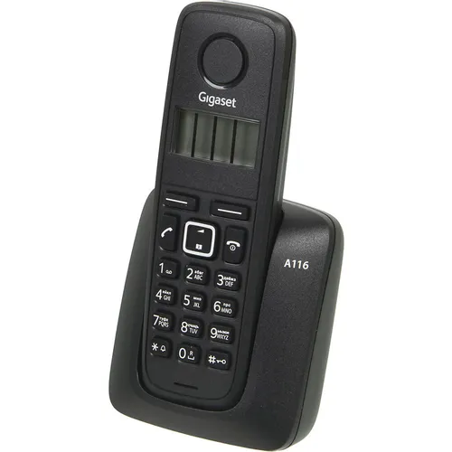 Радиотелефон Gigaset A116 RUS, черный [s30852-h2801-s301]