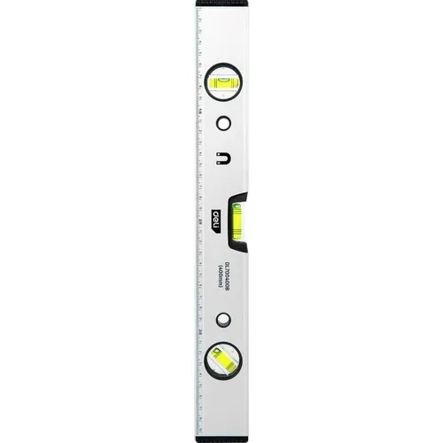 Уровень Deli DL700400B 40см, магнитный, глазков: 3шт