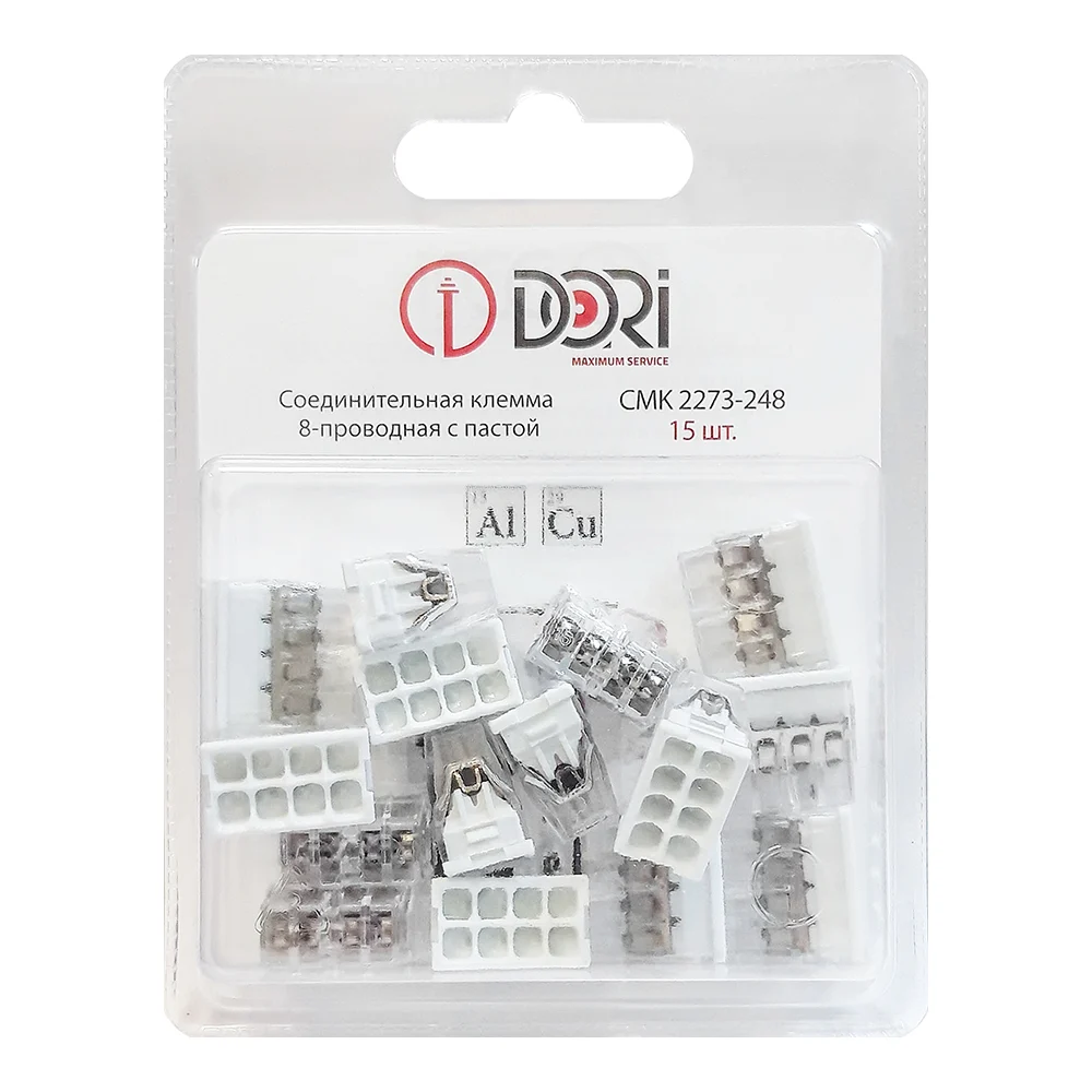Соединительная 8-проводная клемма DORI CMK 2273-248 47162