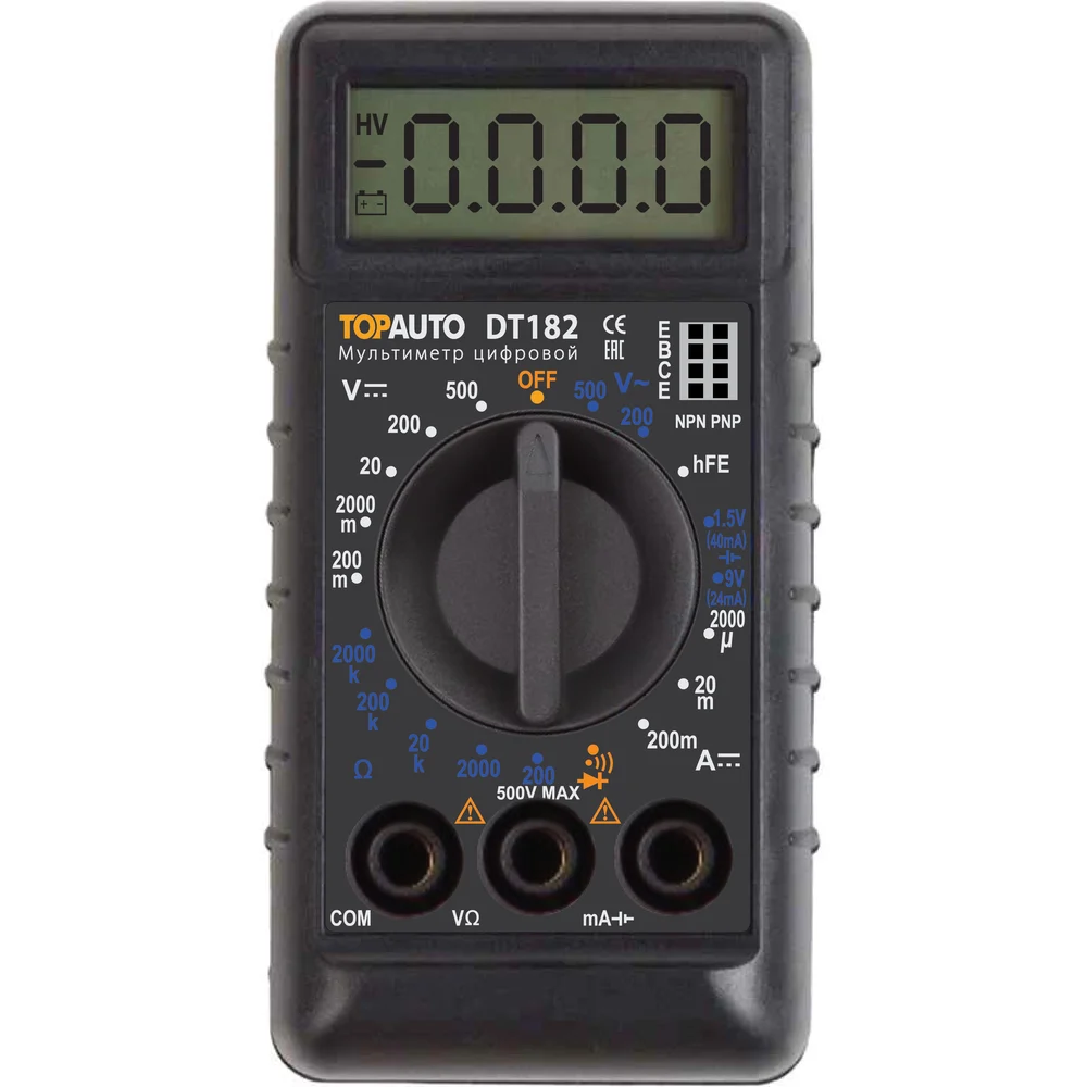 Цифровой мультиметр TopAuto DT182