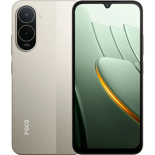 6.9" Смартфон Xiaomi Poco C81 Pro 4/64Gb, NFC, IPS, 120Гц, 6000мAч, золотистый