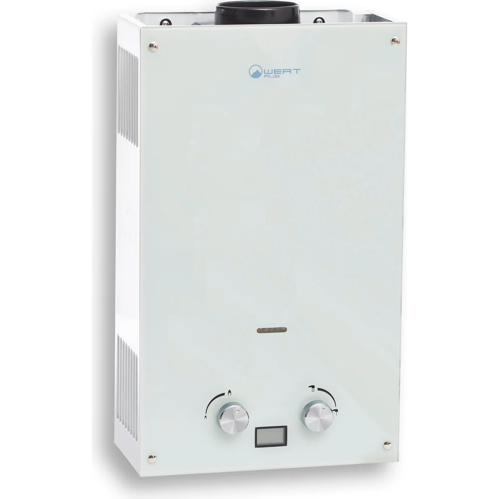 Газовый проточный водонагреватель WERTRUS 10EG WHITE GLASS