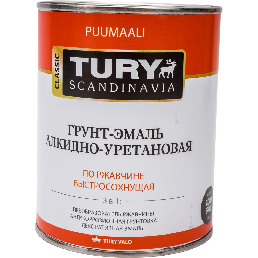 Грунт-эмаль по ржавчине TURY АУ 20013257