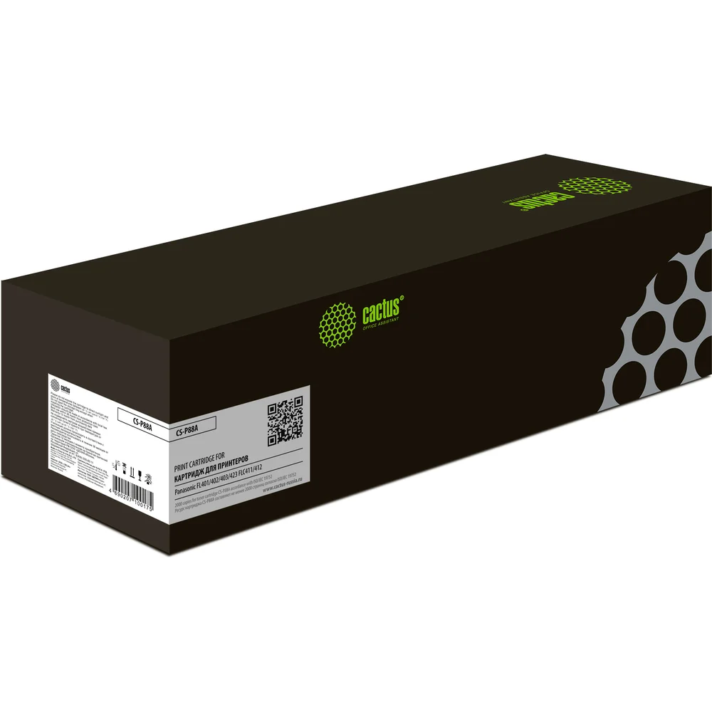 Лазерный картридж для panasonic fl401/402/403/423 flc411/ Cactus kx-fat88a 256530