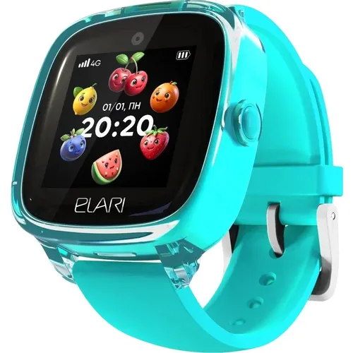 Смарт-часы ELARI KidPhone Fresh 4G, 1.4", с SIM, зеленый