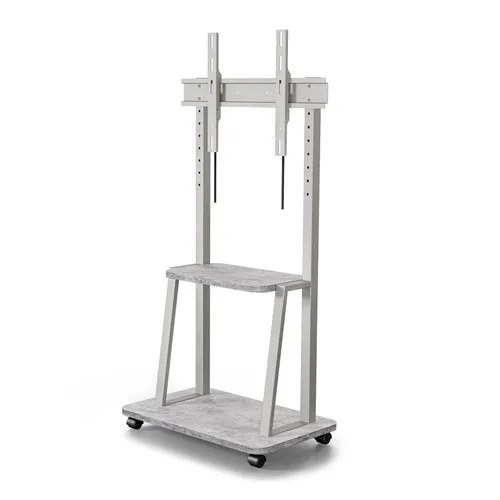 Стойка для телевизора Holder PR-108, 32-65", напольный, мобильный, серый/сланец