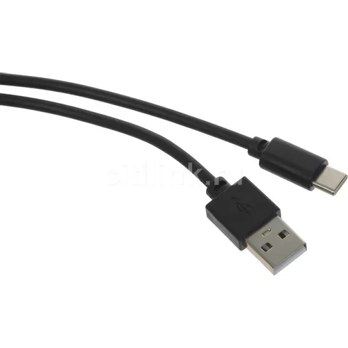Кабель USB Type-C (m) - USB (m), 3м, 2A, черный