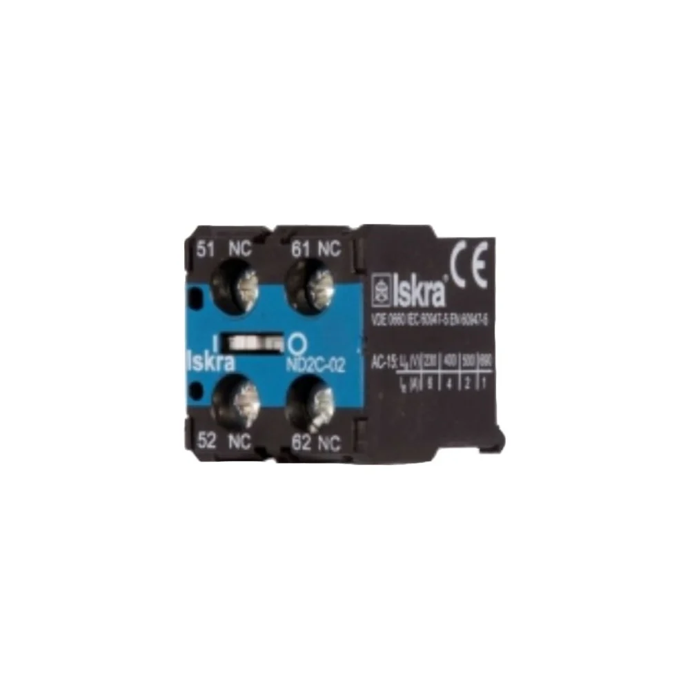 Блок-контакт для миниконтакторов iskra ND2M-11 УТ-00015154