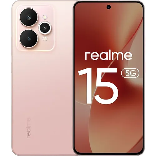 6.77" Смартфон REALME 15 12/512Gb, RMX5106, NFC, AMOLED, 144Гц, 7000мAч, розовый