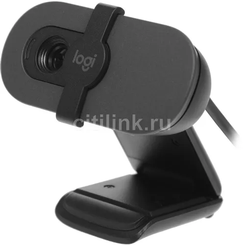 Web-камера Logitech HD Webcam Brio 90, черный [960-001581]