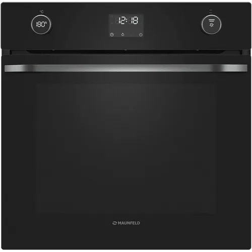 Духовой шкаф электрический MAUNFELD EOEM7614B, 76л, дверца с 3 стеклами, черный