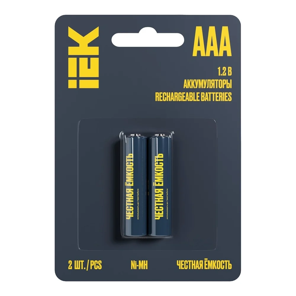 Аккумулятор IEK green ni-mh aaa 1100мач AAK-NIMH-03-1100-L02