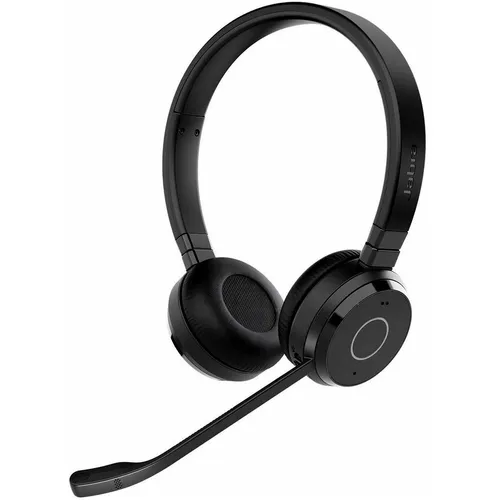 Гарнитура Jabra Evolve 65 TE, для контактных центров, накладные, беспроводные/Bluetooth/USB, черный [6699-833-399]