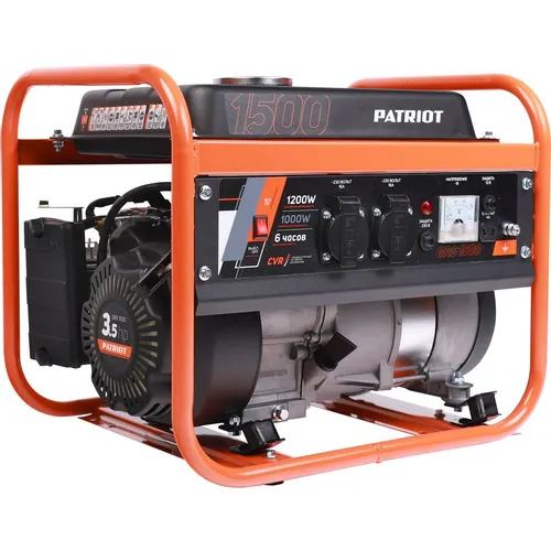 Бензиновый генератор Patriot GRS 1500, 220 В, 1.2кВт [476102225]