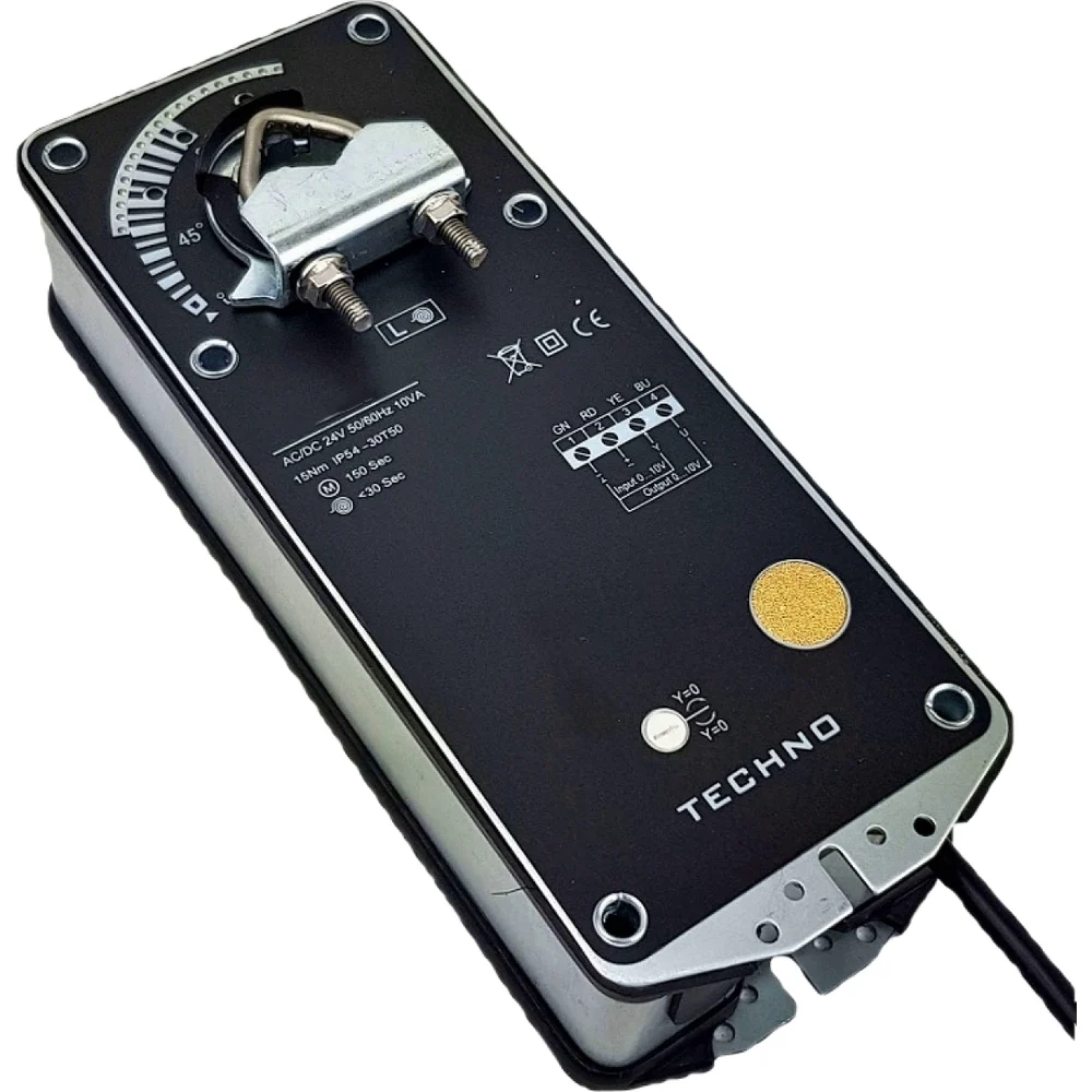 Электропривод воздушной заслонки TECHNO SC-10DF/24V 201010
