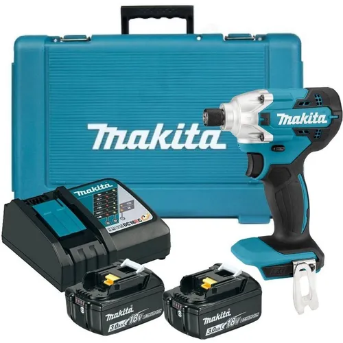 Ударный шуруповерт Makita DTD156RFE, 3Ач, с двумя аккумуляторами