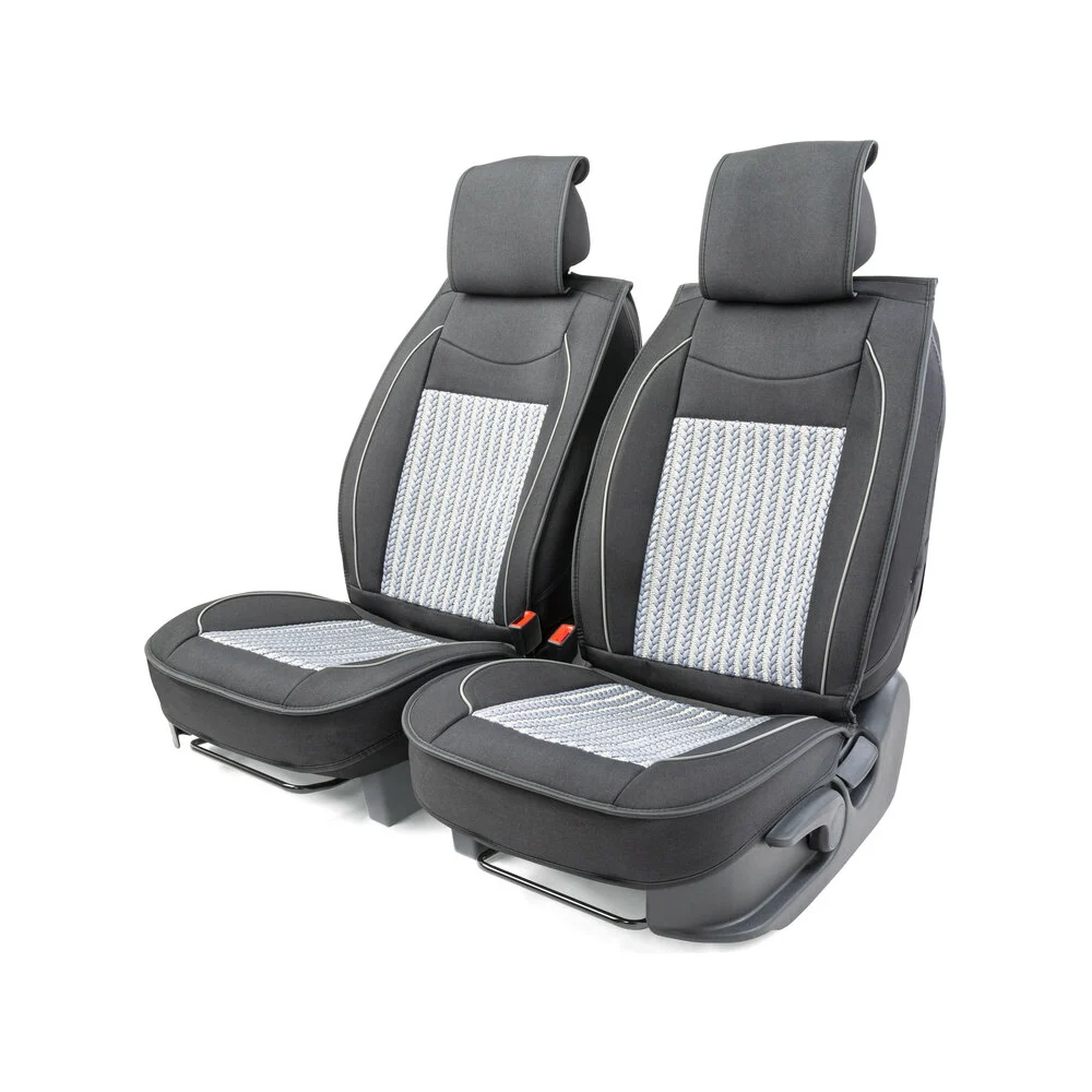 Каркасные накидки на передние сиденья CarPerformance CUS-2062 BK/GY