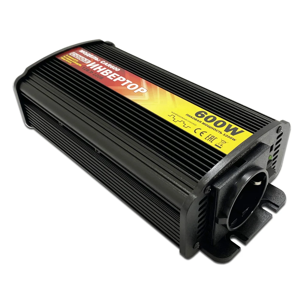 Инвертор Союз CAR600W metal 880600