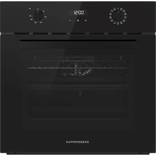 Духовой шкаф электрический KUPPERSBERG High-Tech HF 678 B, 70л, дверца с 3 стеклами, черный
