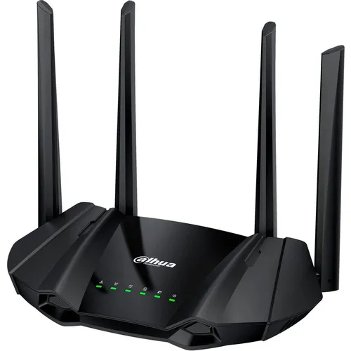 Роутер Dahua DH-AX15M, Wi-Fi 6, AX1500, 2.4/5ГГц, 2 LAN, черный