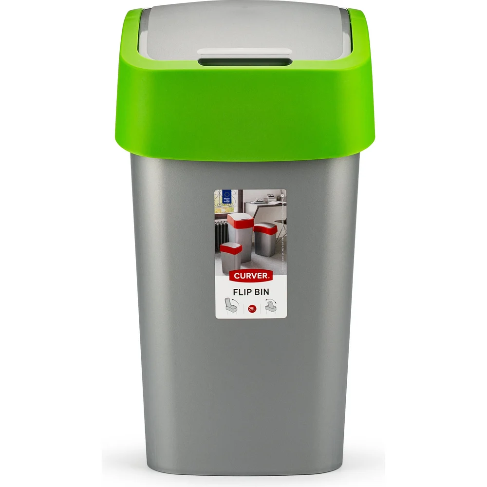 Контейнер для мусора CURVER FLIP BIN 02171-P80-00