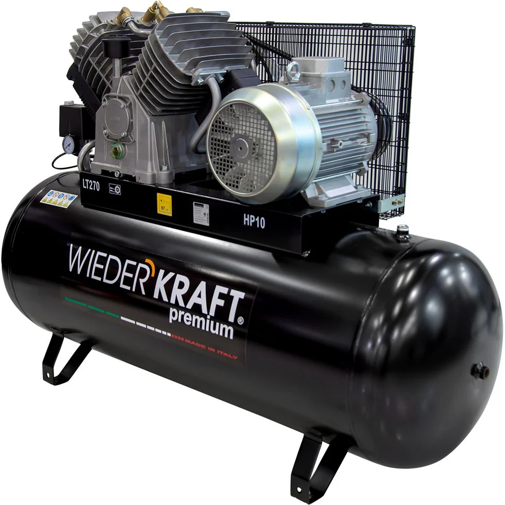 Четырехпоршневой воздушный компрессор WIEDERKRAFT WDK-92712