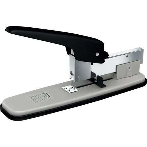 Степлер Berlingo Steel and Style DSd_22011, 220 листов, 100 скоб, черный и серый
