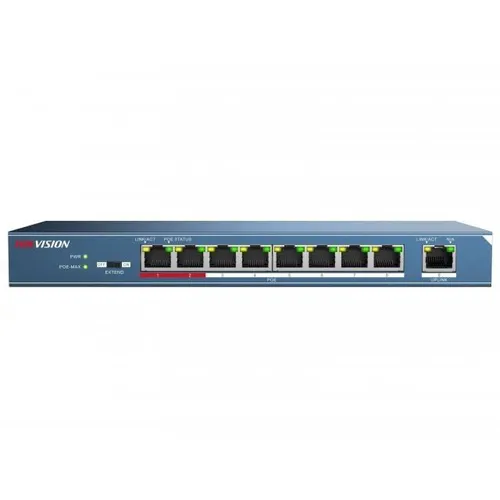 Коммутатор Hikvision DS-3E0109P-E(C), неуправляемый