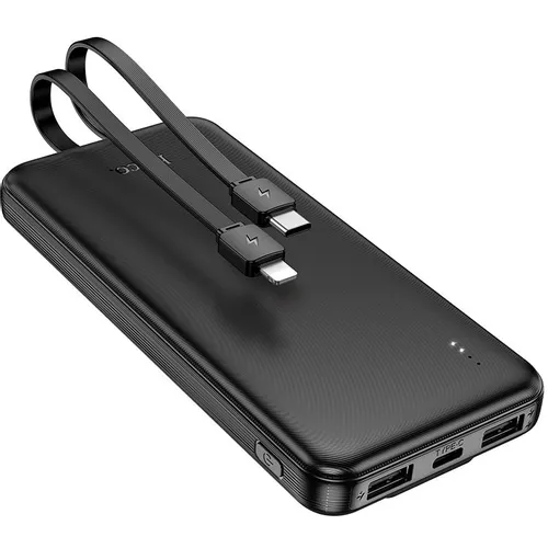 Внешний аккумулятор (Power Bank) Hoco J118, 10000мAч, черный
