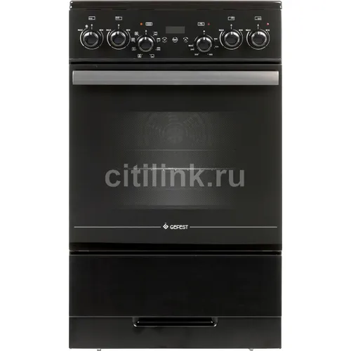 Электрическая плита GEFEST ЭП Н Д 5560-03 0057, стеклокерамика, черный